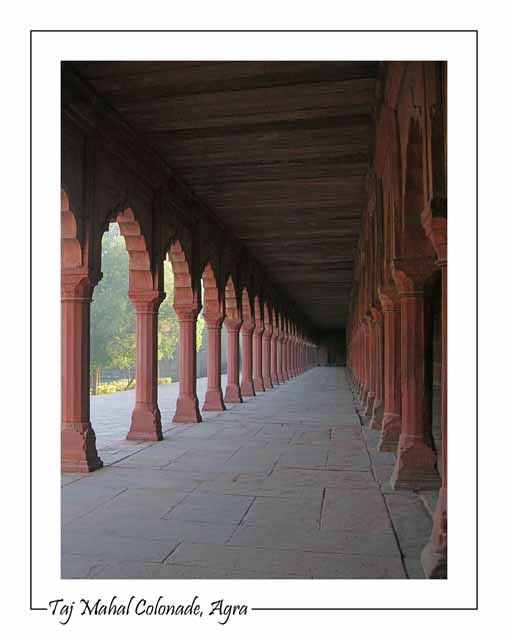 Taj Mahal&nbsp;Colonade, Agra, India