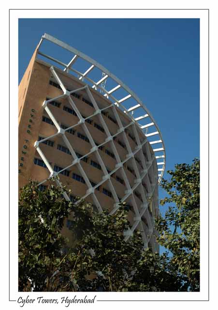 Cyber Towers Office Block in HiTech City, Hyderabad, India