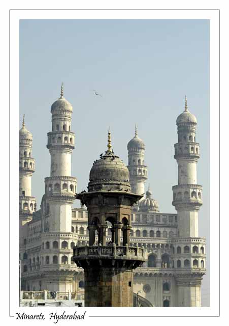 Minarets, Hyderabad, India