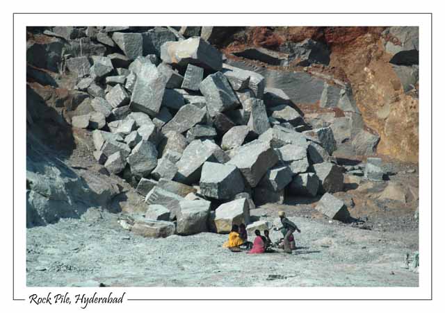 Rock Pile in HiTech City, Hyderabad,&nbsp;India