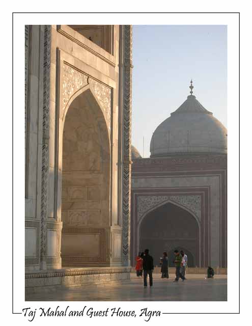 Taj Mahal and Guest House, Agra, India